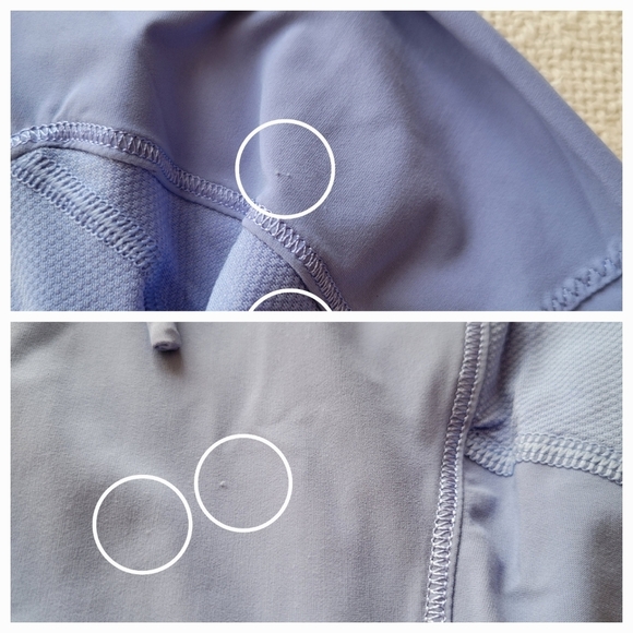 Lululemon Runbeam Long Sleeve UPF Ponytail Athletic Running Hoodie- Lilac Blue - Picture 12 of 12